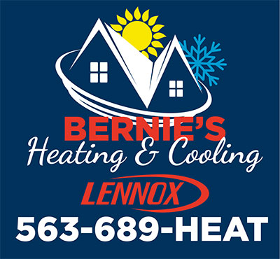 Bernie's Heating & Cooling Logo